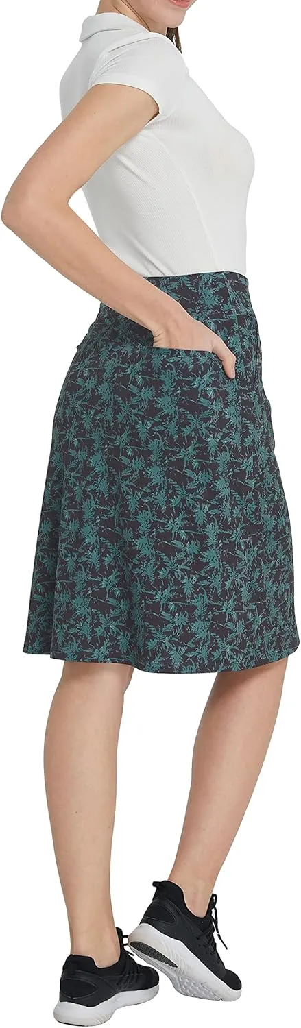 alvon Modest Golf Skirts for Women with Pockets Shorts Skorts Skirts Casual Tennis Skorts Sports High Waisted Elastic Running