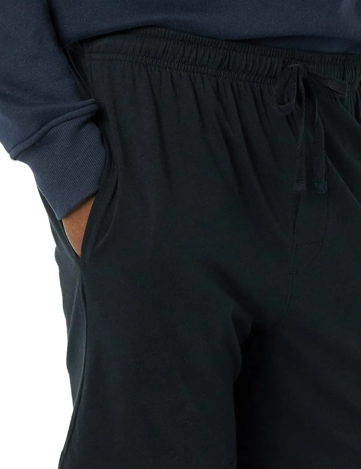Amazon Essentials Men's 7" Cotton Knit Pajama Shorts, Pack of 2