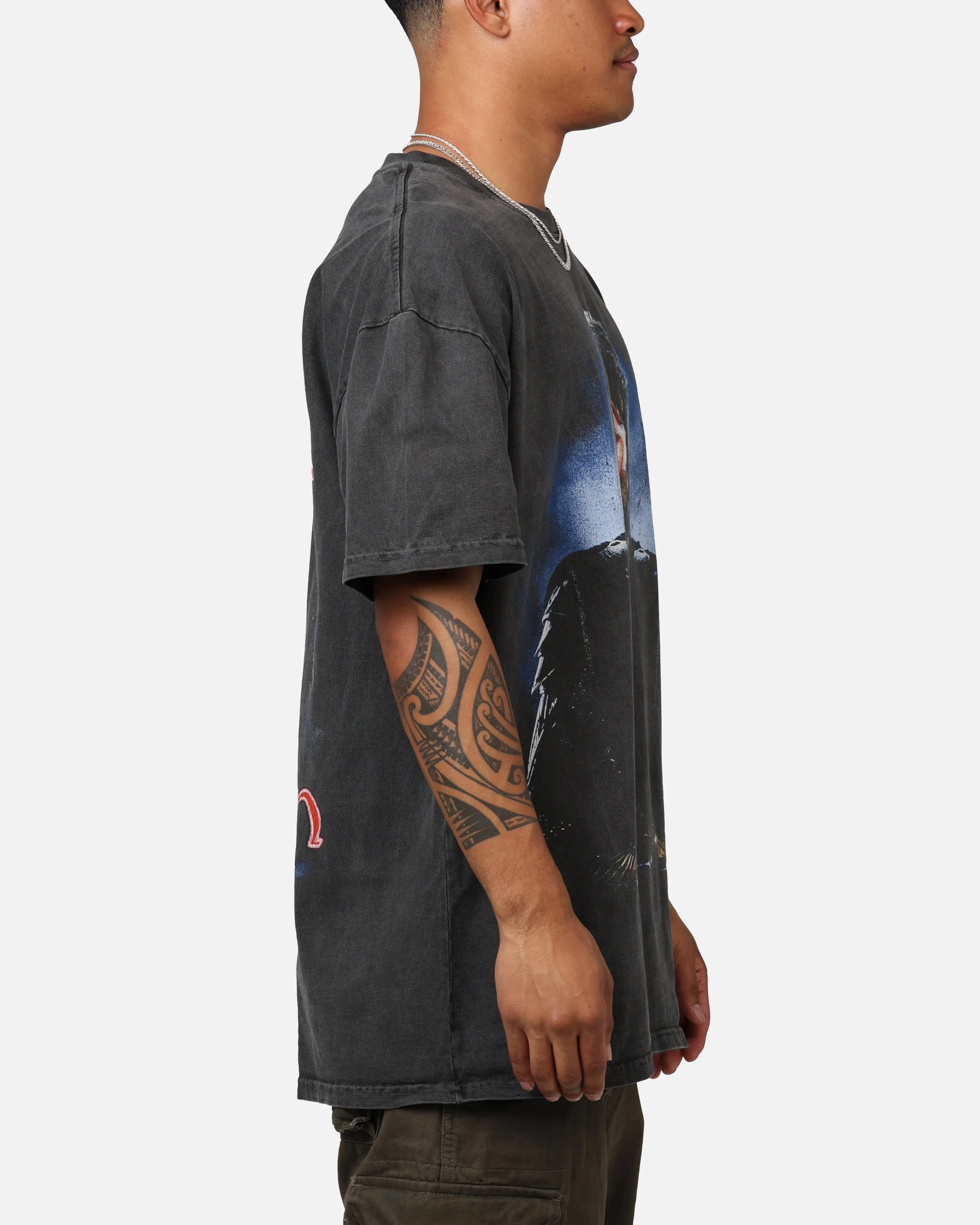 American Thrift X The Lord Of The Rings Aragorn Heavyweight Vintage T-Shirt Black Wash