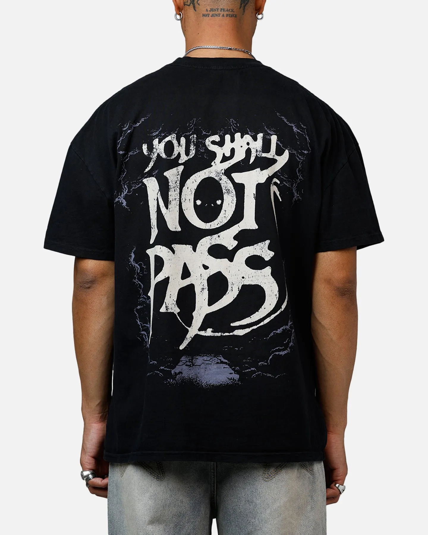 American Thrift X The Lord Of The Rings Gandalf Heavyweight T-Shirt Black