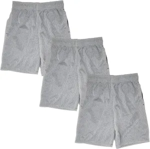 Andrew Scott Boys 3 Pack Active Performance Mesh Style Basketball Sport Shorts