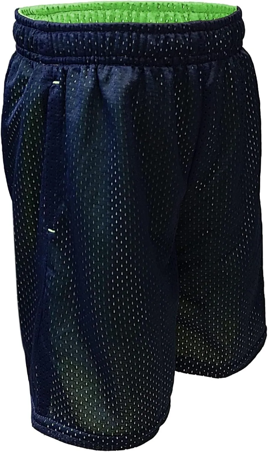 Andrew Scott Boys 3 Pack Active Performance Mesh Style Basketball Sport Shorts