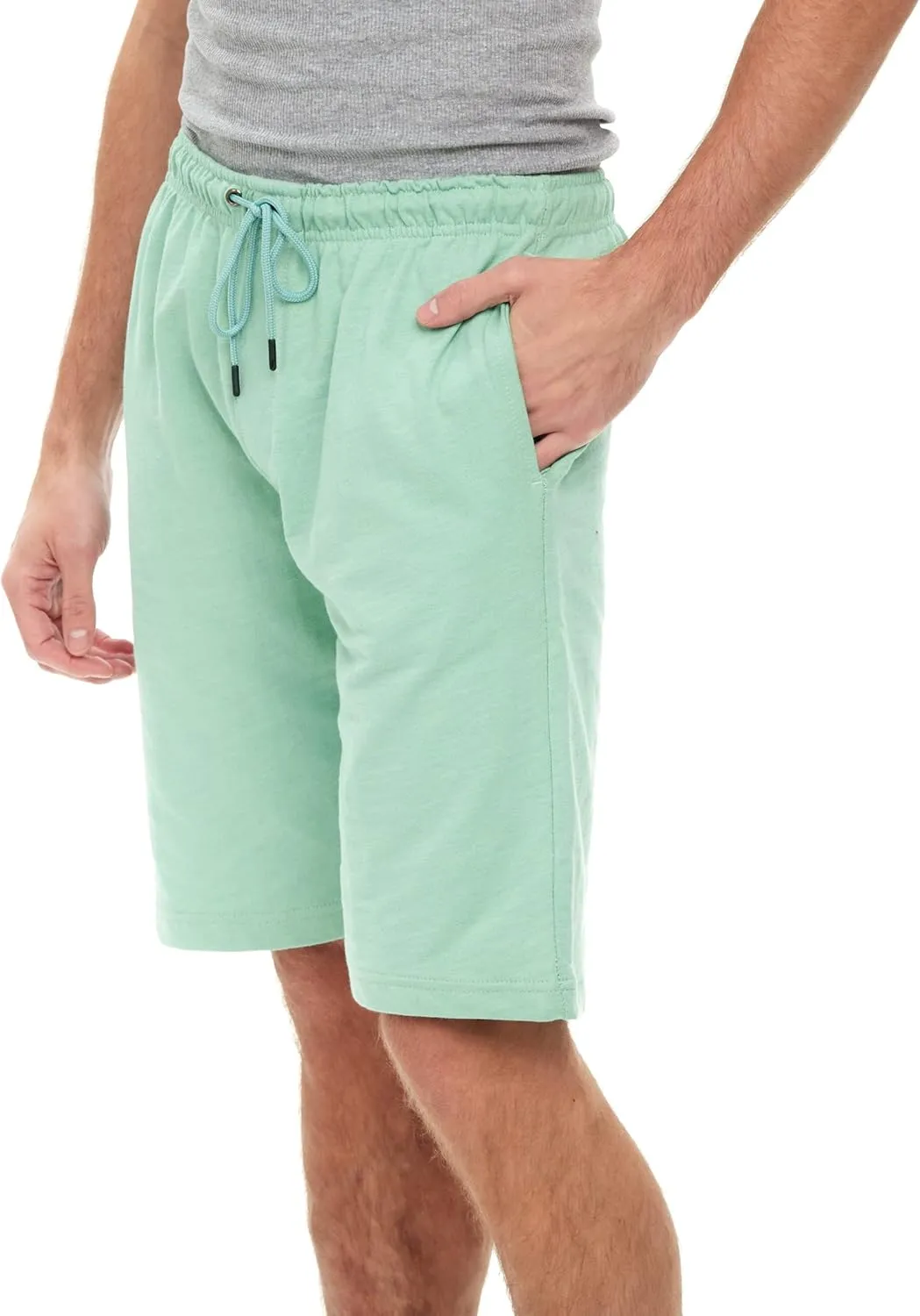 Andrew Scott Men's French Terry Drawstring Shorts|Casual|Lounge | Sweat | Workout | Multi Packs Colors