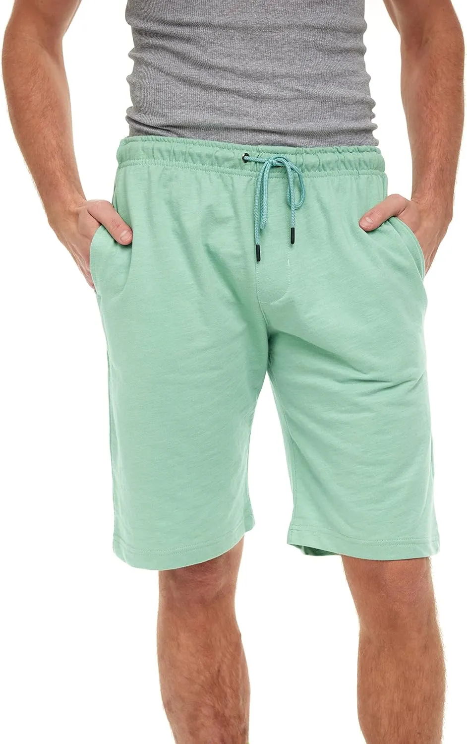 Andrew Scott Men's French Terry Drawstring Shorts|Casual|Lounge | Sweat | Workout | Multi Packs Colors