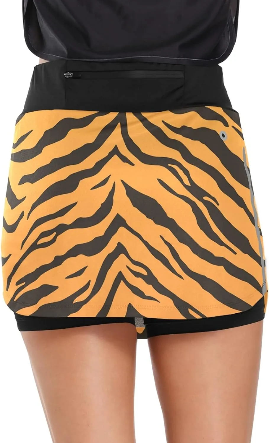 Athletic Skorts Women Tiger Stripes Summer Sports Skirts for Tennis