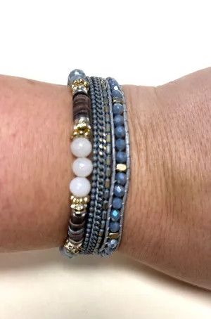 Beads and Chains Magnetic Bracelet