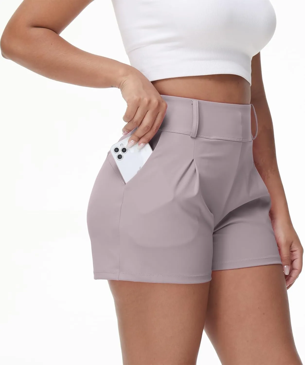 Blaosn Womens Golf Shorts Workout Running Bike Gym Athletic Lounge Work Dress Pants High Waist Cute Clothes Summer Outfits