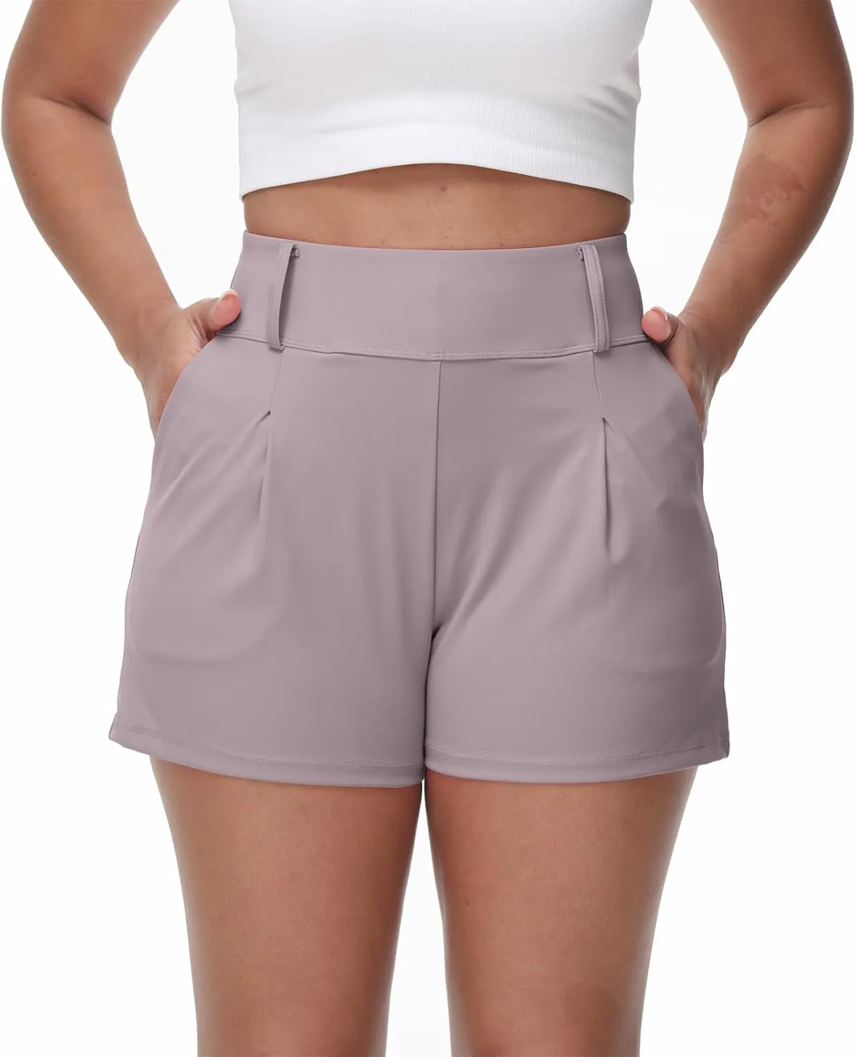 Blaosn Womens Golf Shorts Workout Running Bike Gym Athletic Lounge Work Dress Pants High Waist Cute Clothes Summer Outfits