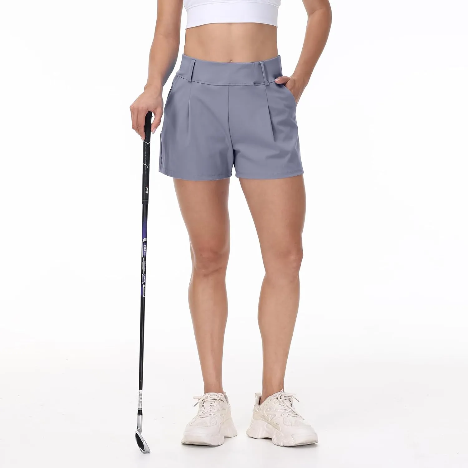 Blaosn Womens Golf Shorts Workout Running Bike Gym Athletic Lounge Work Dress Pants High Waist Cute Clothes Summer Outfits