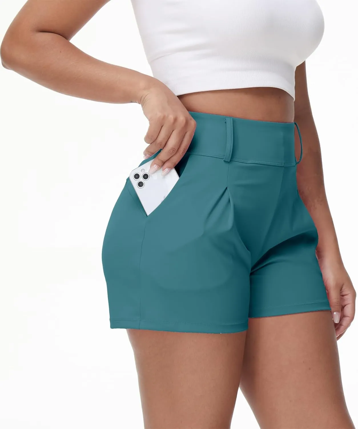 Blaosn Womens Golf Shorts Workout Running Bike Gym Athletic Lounge Work Dress Pants High Waist Cute Clothes Summer Outfits
