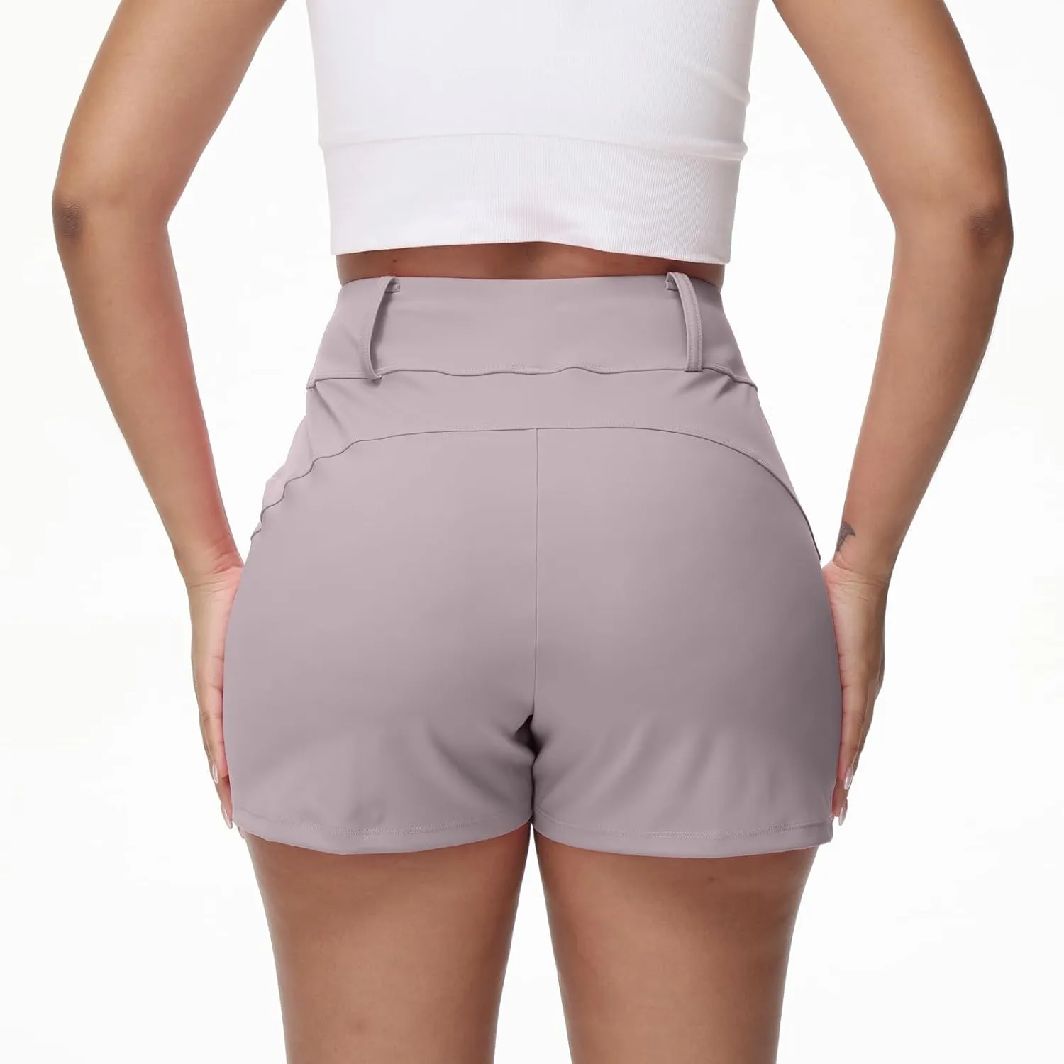 Blaosn Womens Golf Shorts Workout Running Bike Gym Athletic Lounge Work Dress Pants High Waist Cute Clothes Summer Outfits
