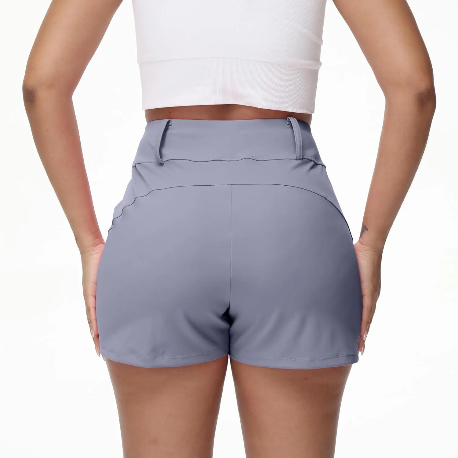 Blaosn Womens Golf Shorts Workout Running Bike Gym Athletic Lounge Work Dress Pants High Waist Cute Clothes Summer Outfits