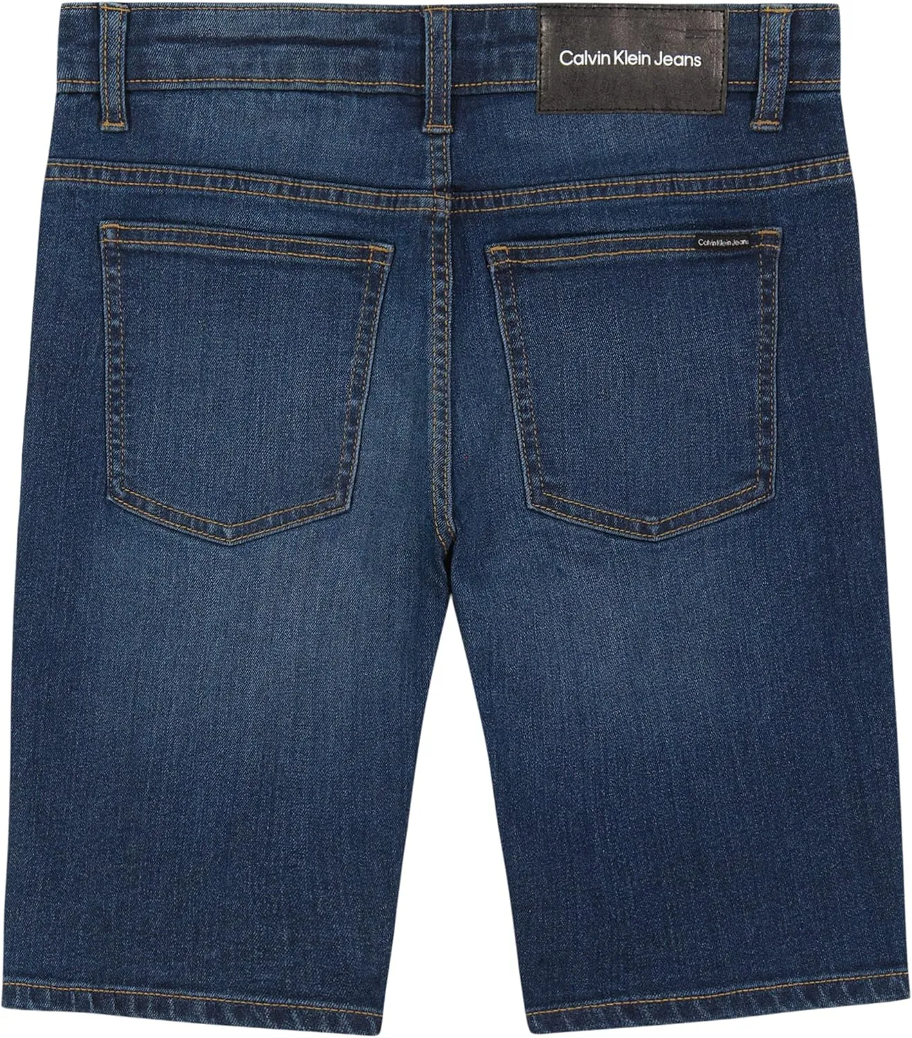 Calvin Klein Boys' Relaxed Fit Denim Shorts, 5-Pocket Style, Zipper Fly & Button Closure