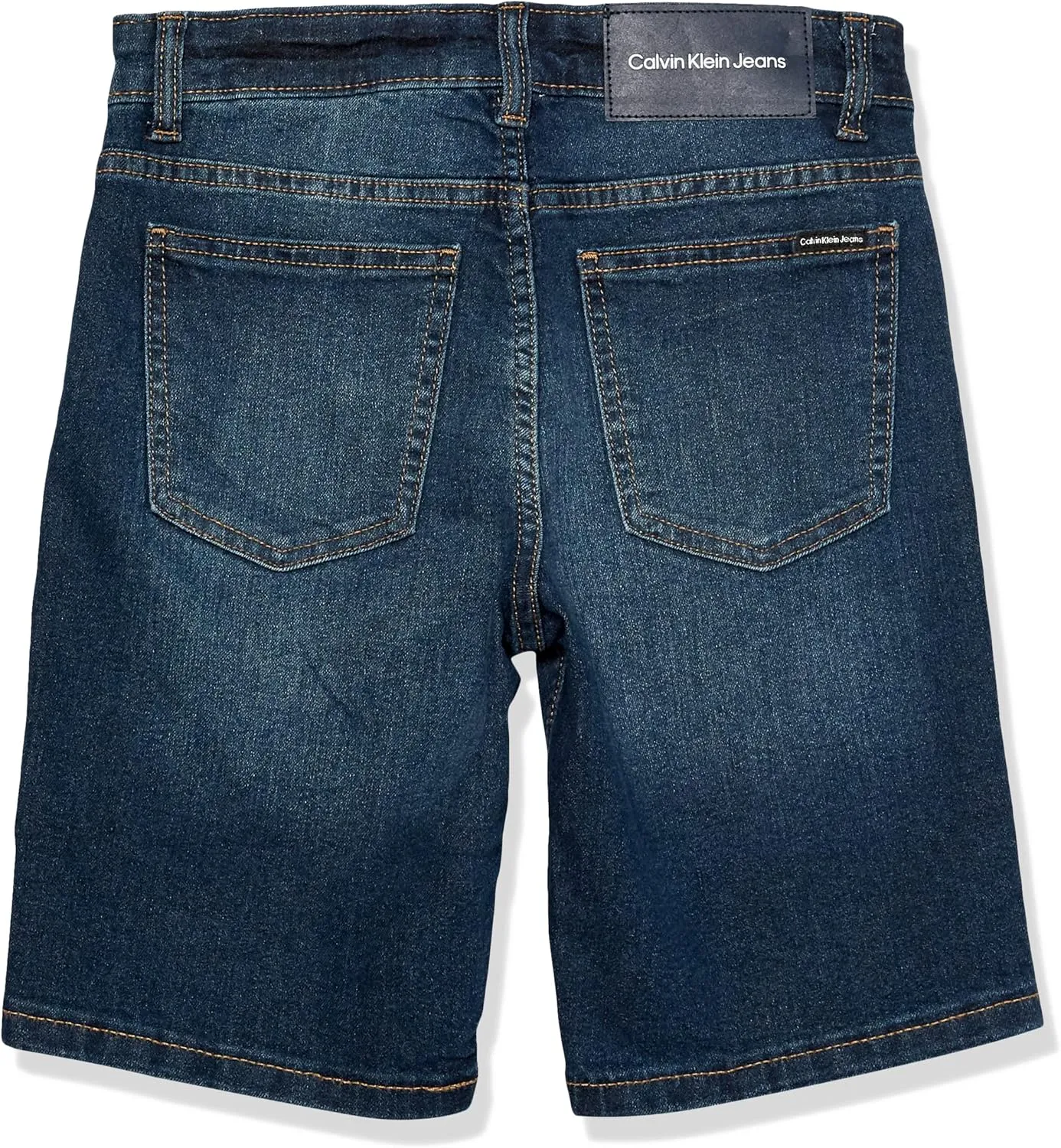 Calvin Klein Boys' Relaxed Fit Denim Shorts, 5-Pocket Style, Zipper Fly & Button Closure