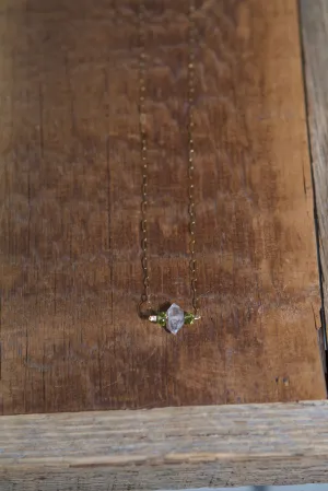 Center Herkimer Necklace #17