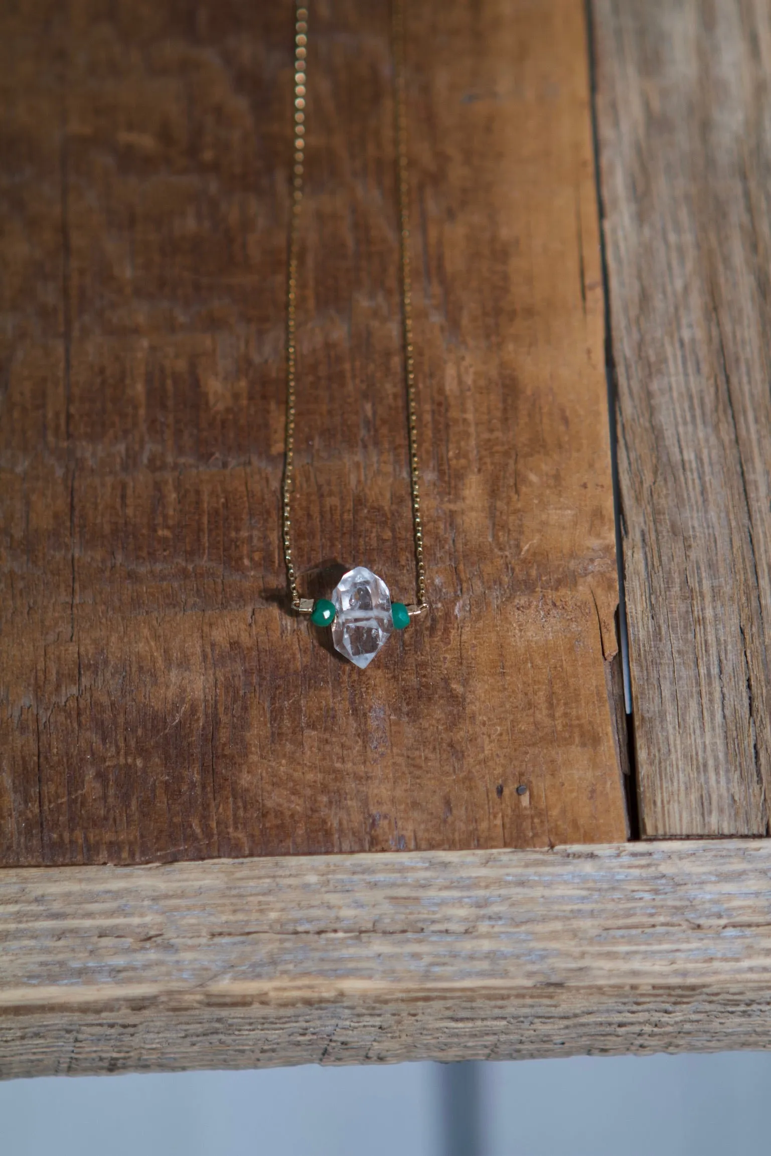 Center Herkimer Necklace #20