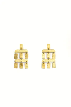 CHANDELIER EARRINGS "IBIZA" GOLD
