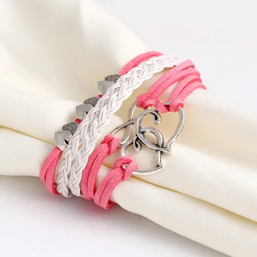 Charm Vintage Multi layer Leather Bracelet