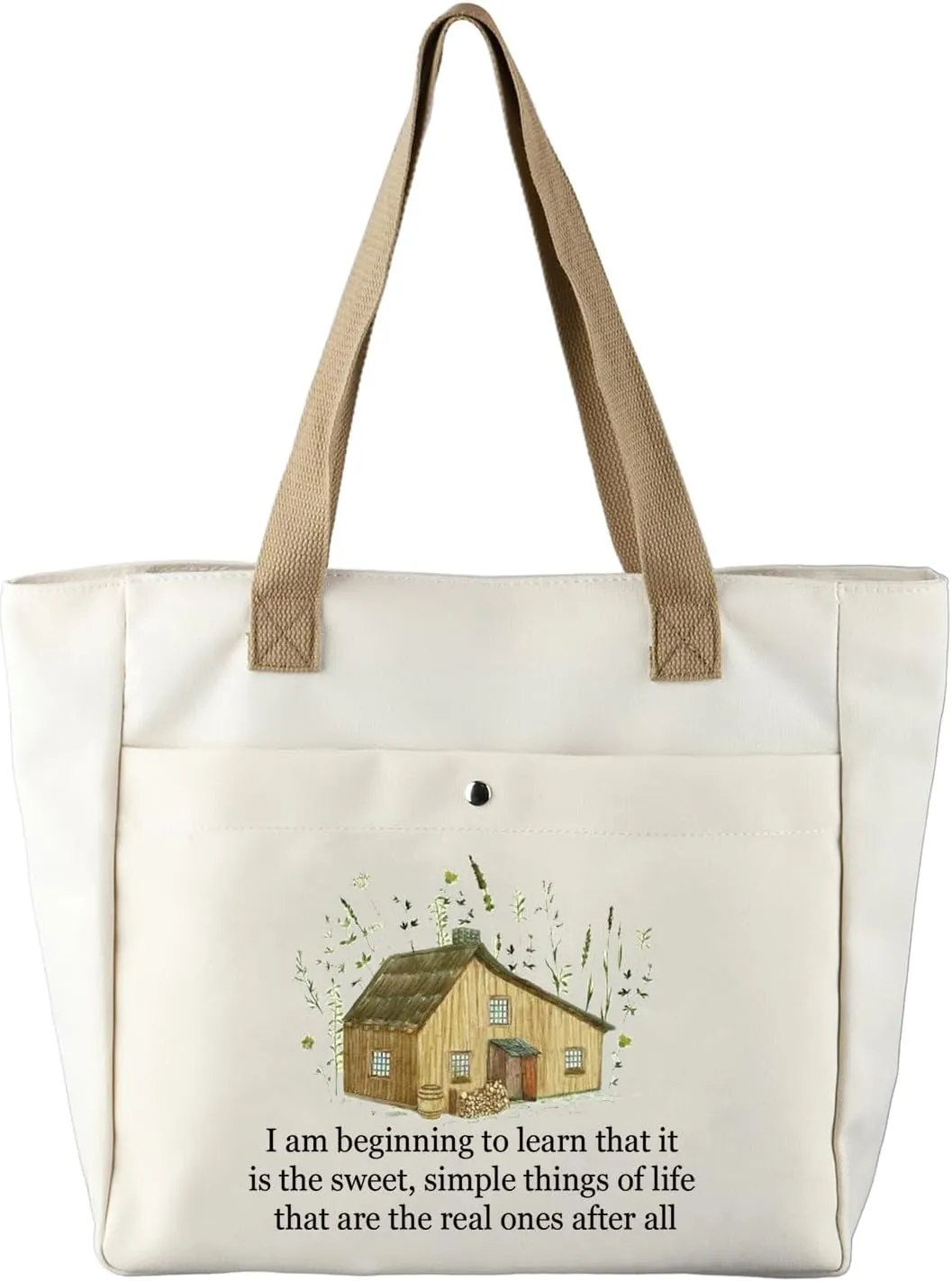 CMNIM House On Prairiie Book Merchandise Gifts Lauria Quote Inspired Makeup Bag Lauria Fan Gift Farmhouse Pouch 70s Farm Merch