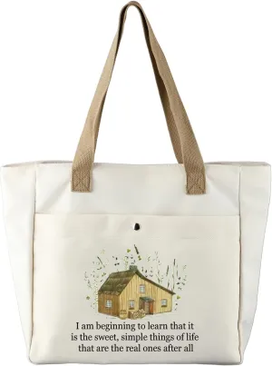 CMNIM House On Prairiie Book Merchandise Gifts Lauria Quote Inspired Makeup Bag Lauria Fan Gift Farmhouse Pouch 70s Farm Merch