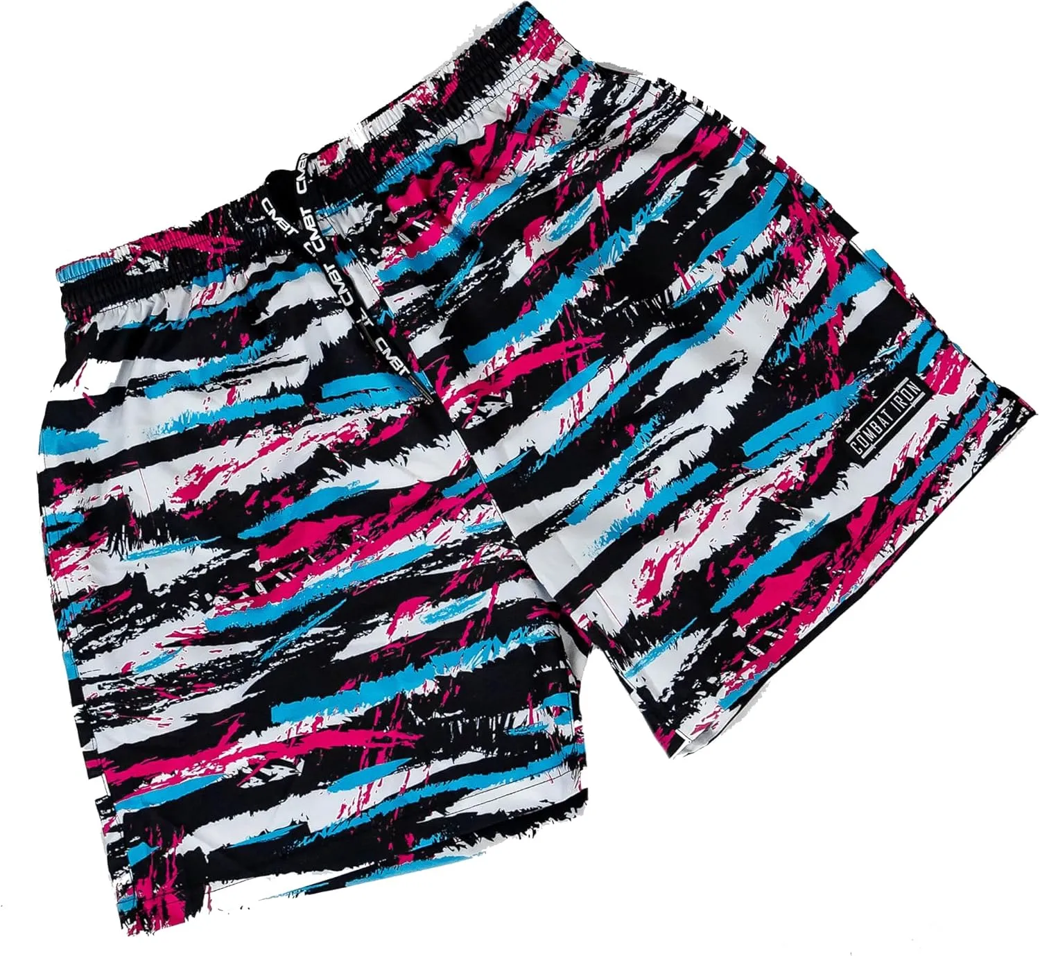Combat Iron Men's Performance Training Shorts - 5.5 Inseam - Quick Dry Mid Stretch Allowance with Mesh Inner Pockets