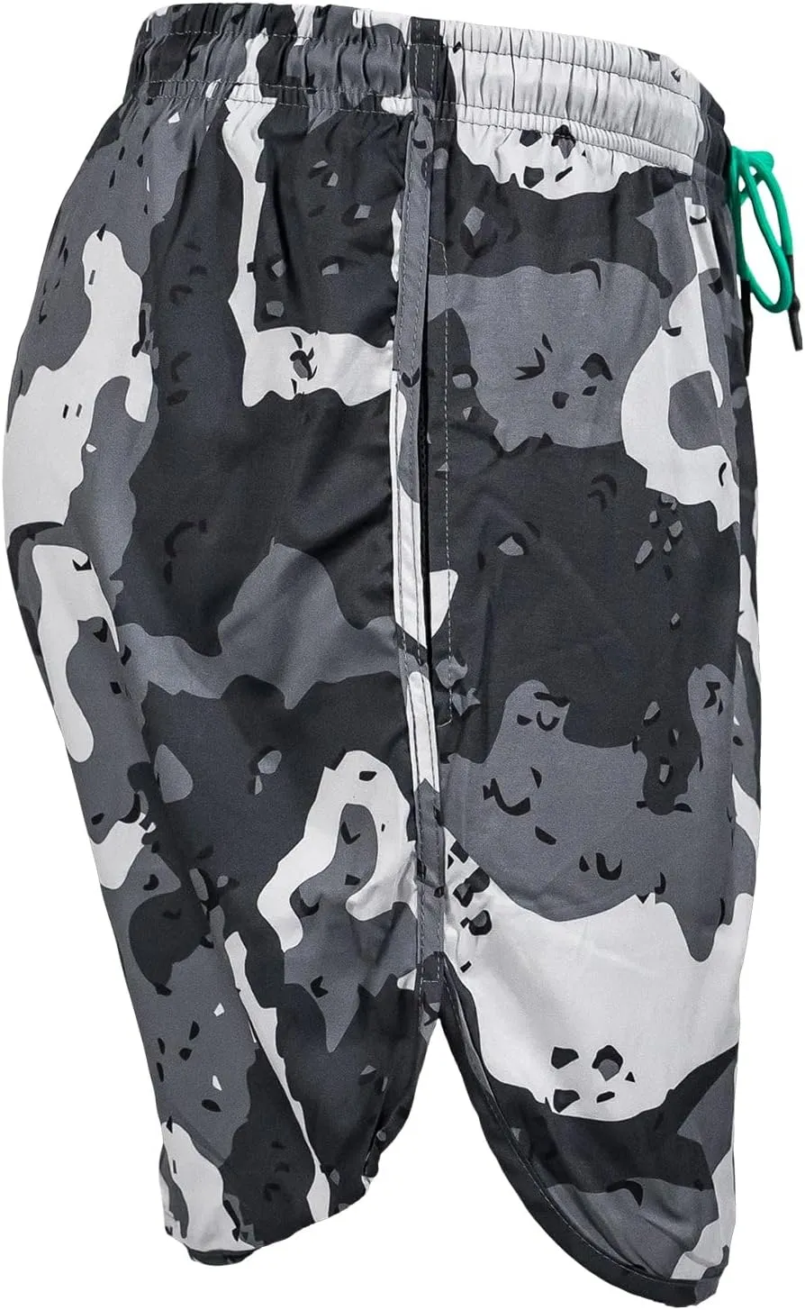 Combat Iron Mens Tactical Athletic Running Shorts | 5.5 Inseam | Lightweight Full Flex Material | 2 Front Mesh Pockets