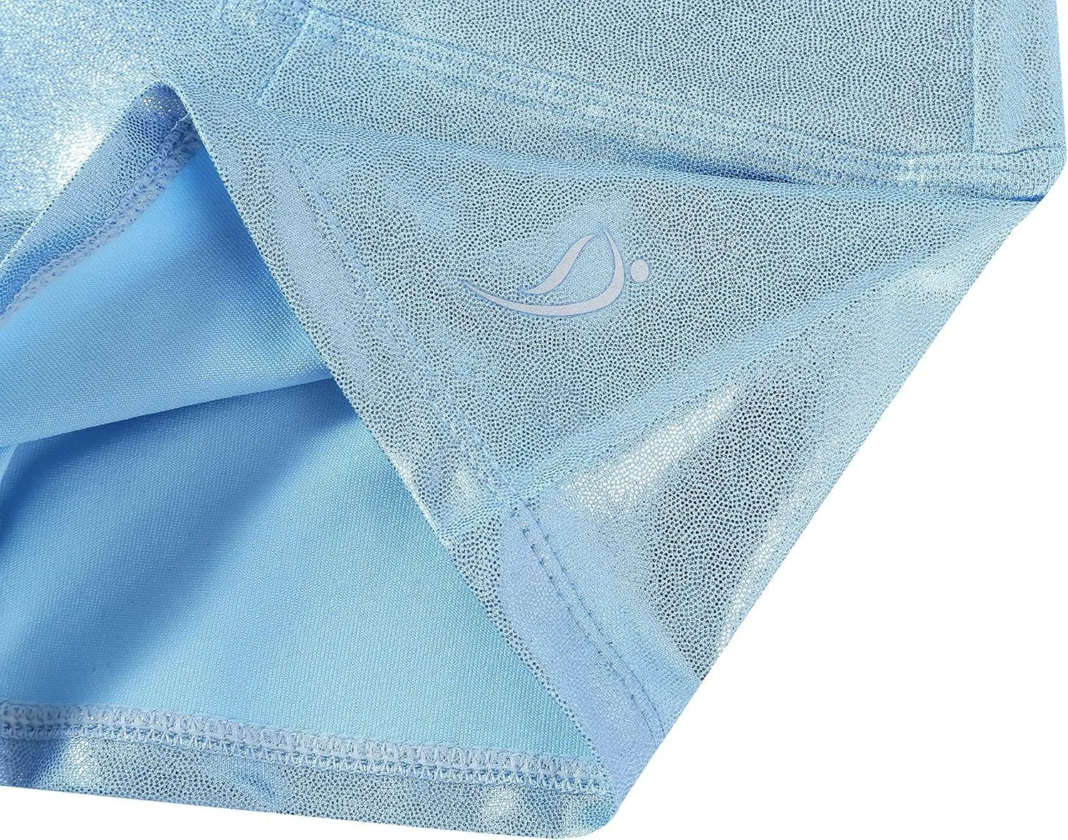 Dancina Gymnastics Shorts Athletic Dance Wear - Little Big Girls Classic and Metallic Sparkle