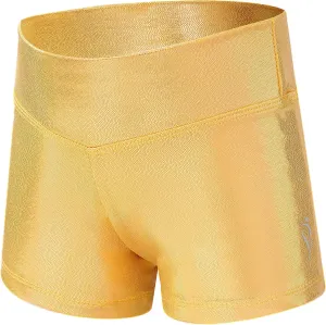Dancina Gymnastics Shorts Athletic Dance Wear - Little Big Girls Classic and Metallic Sparkle