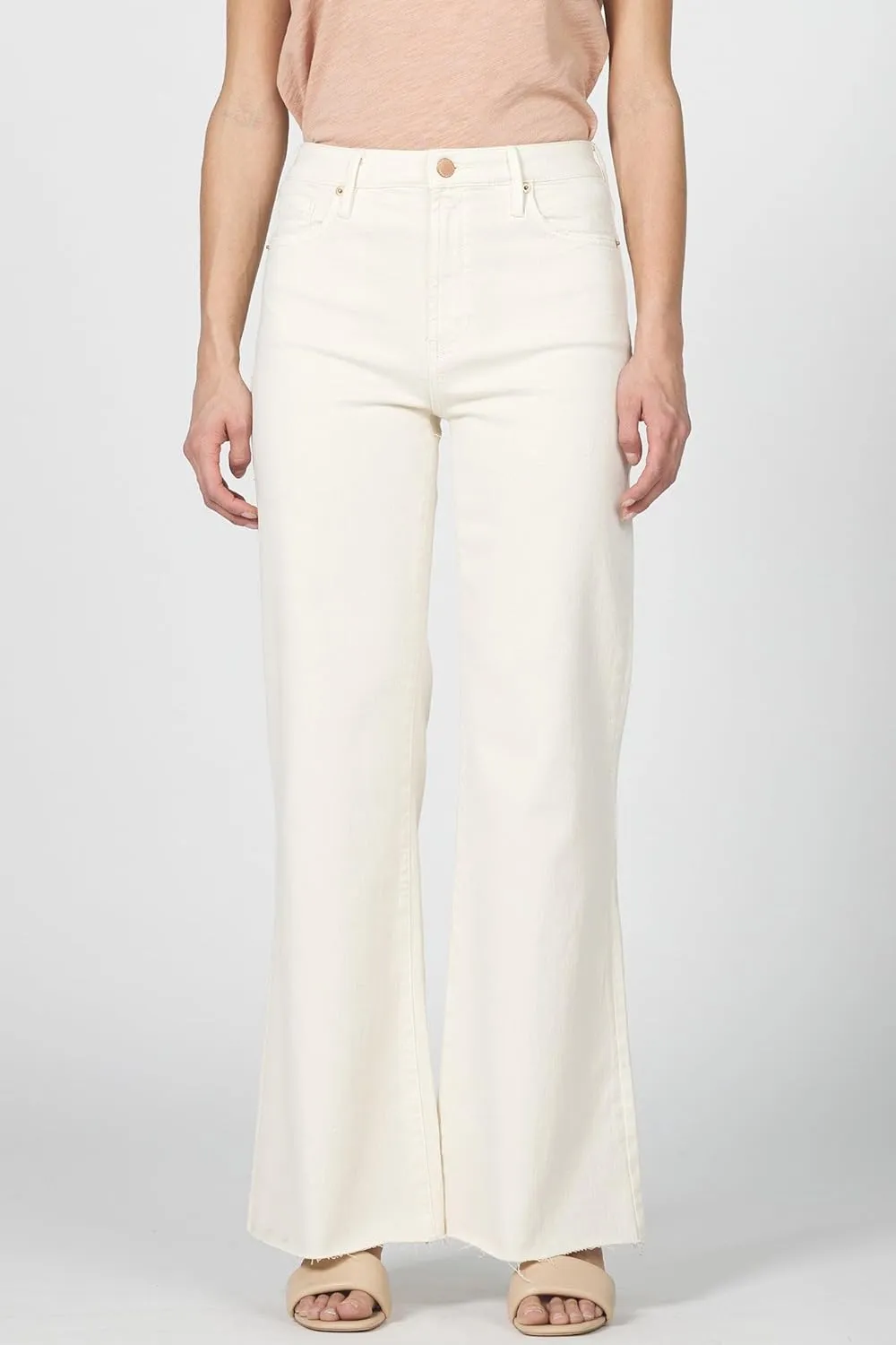 DEAR JOHN Fiona Jeans for Women Wide Leg Mid Rise Jean Full Inseam