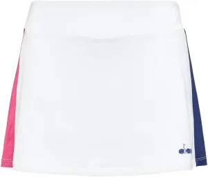 Diadora Womens Core High Waisted Skort Tennis Casual Pockets - White