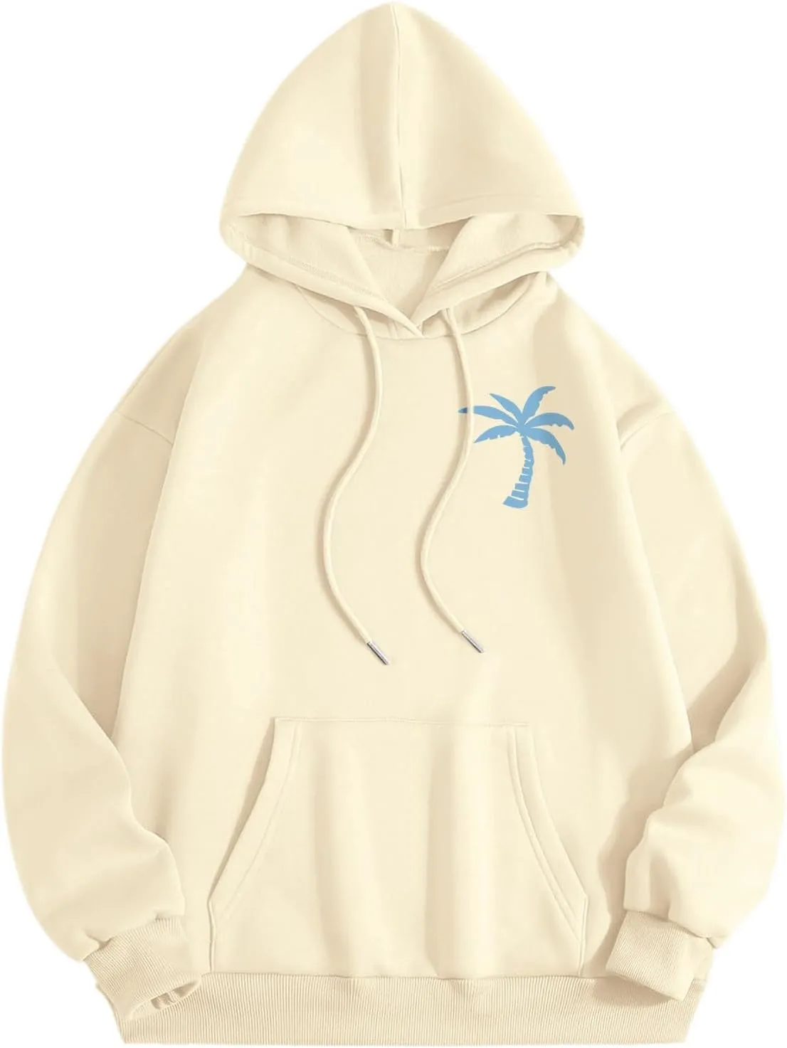 Everything Comes In Waves Sweatshirt For Women Long Sleeve Casual Sweatshirts Drawstring Pockets Comfort Fashion Hoodies