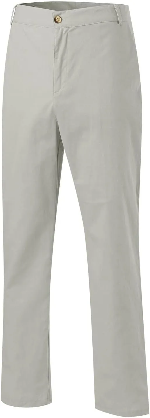 evzosrz Men's Casual Linen Pants Solid Loose Fit Fall Spring Trousers Lightweight Beach Yoga Pajamas Bottoms with Pockets