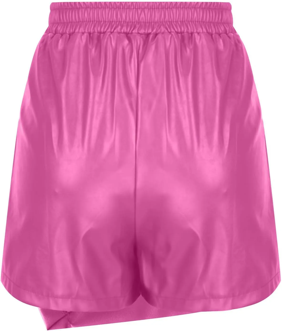 Faux Leather Mini Skirt Women high Waist Wrap Sexy Skirt Ruched Club