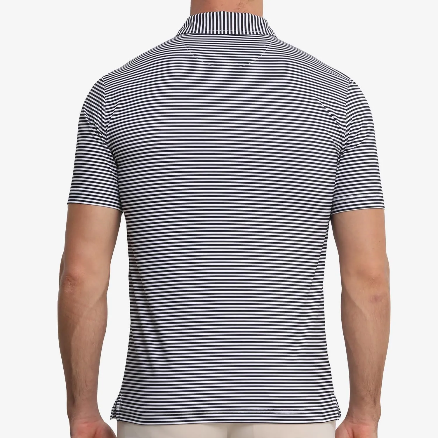 Funky Golf Polo Shirt Mens Performance 4 Way Stretch Quick Dry UPF 50 Polyester Print Short Sleeve Polo Tshirt