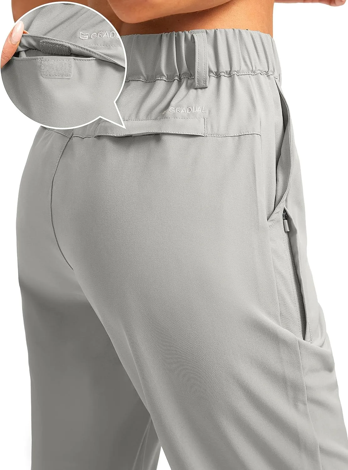 G Gradual Women's Long Hiking Cargo Shorts 13" Knee Length Lightweight Quick Dry Bermuda Shorts for Women with 5 Pockets