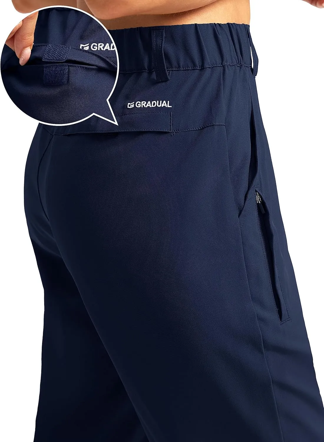 G Gradual Women's Long Hiking Cargo Shorts 13" Knee Length Lightweight Quick Dry Bermuda Shorts for Women with 5 Pockets