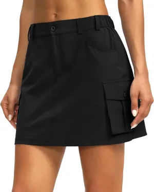 G Gradual Women's Skort 5 Pockets Cargo Skirt Golf Skirts Skorts for Women Casual Summer Hiking