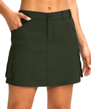 G Gradual Women's Skort 5 Pockets Cargo Skirt Golf Skirts Skorts for Women Casual Summer Hiking