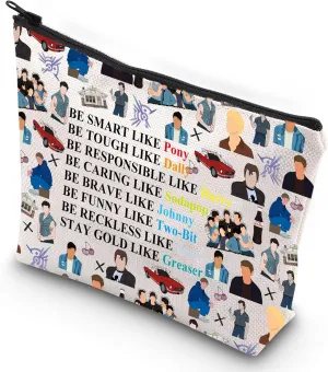 G2TUP Stay Pony Funny Inspired Makeup Bag 80s Movie Toiletry Bag Book Lover Gift (Pony New)
