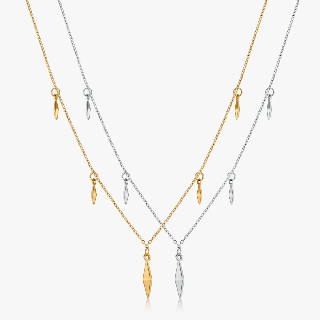 Geometric Drop Necklaces (Greek Inspired Collection)