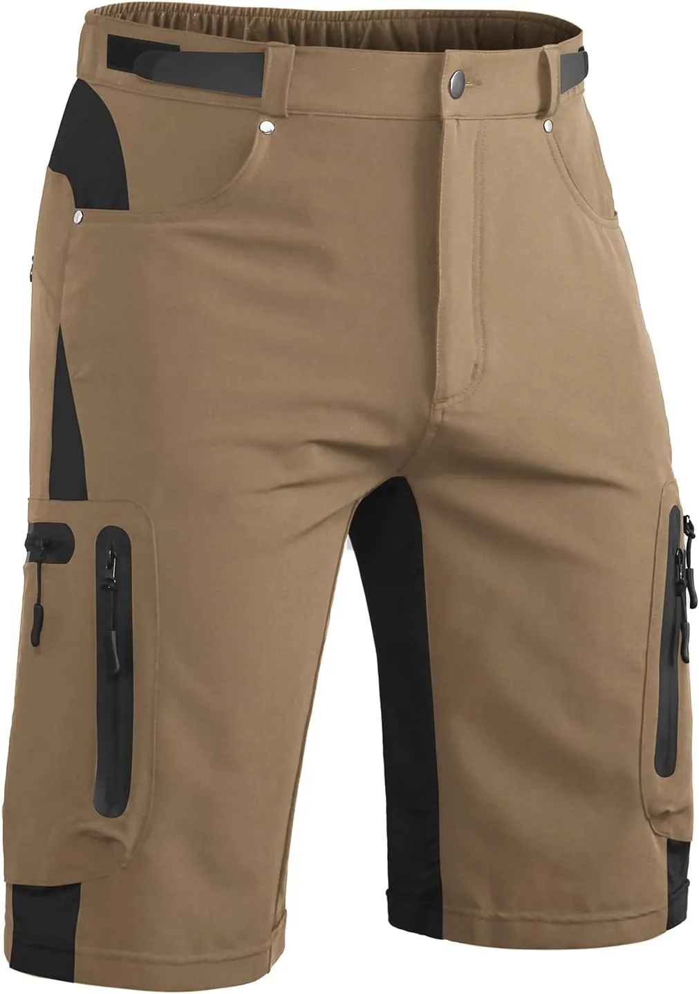 Hiauspor Mens Hiking Cargo Shorts Lightweight Water-Resistant Quick Dry Stretch for Casual Golf Fishing Tactical Bike Outdoor