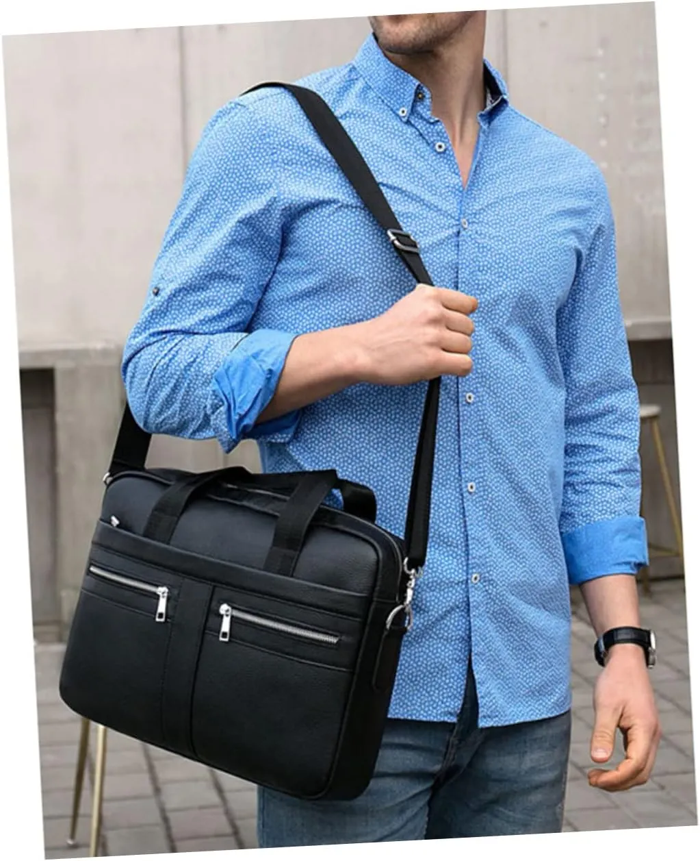 Homoyoyo 1pc Shoulder Bag Men Briefcase Man Portable Handbag