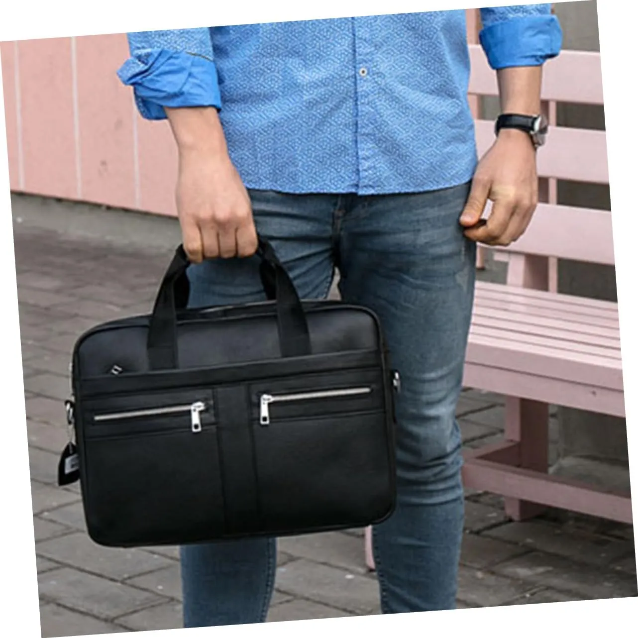 Homoyoyo 1pc Shoulder Bag Men Briefcase Man Portable Handbag