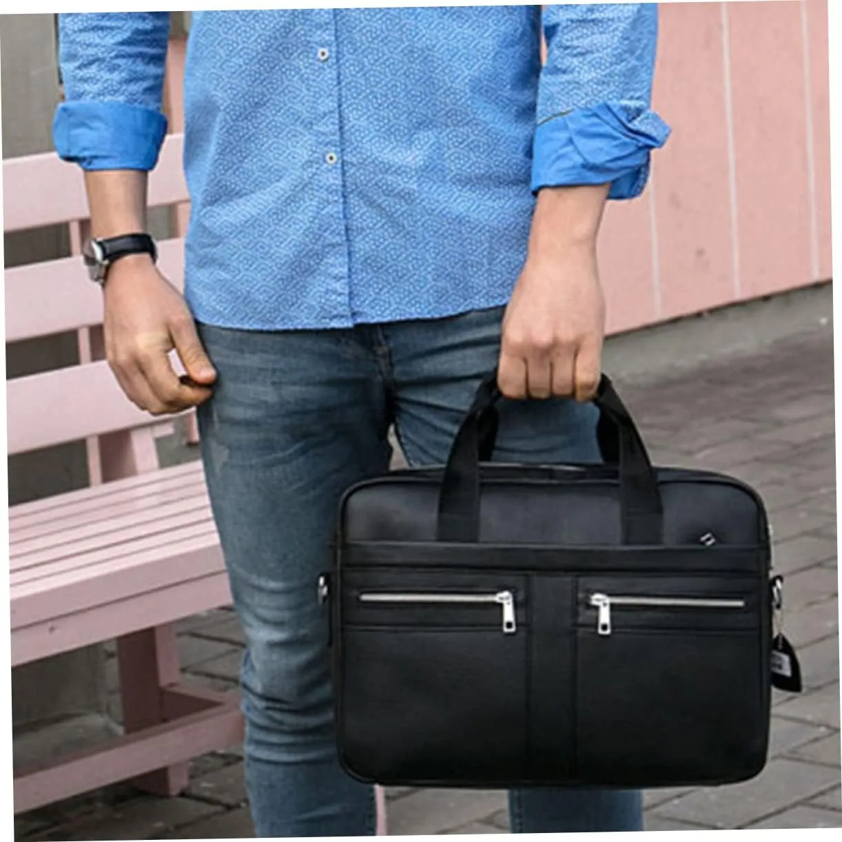 Homoyoyo 1pc Shoulder Bag Men Briefcase Man Portable Handbag