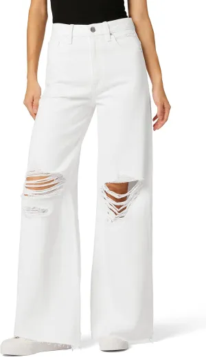 HUDSON Women's James High Rise Wide Leg Jean
