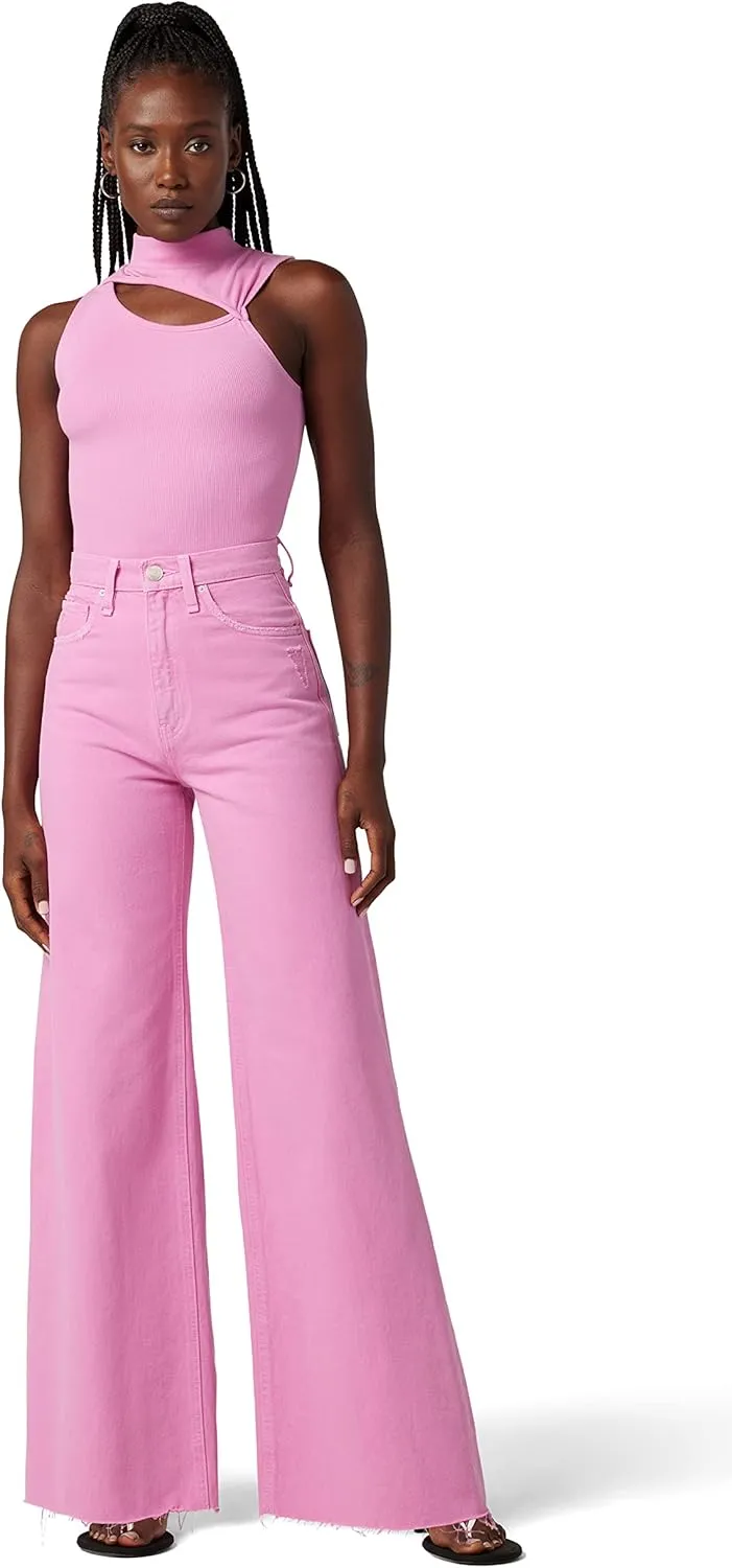 HUDSON Women's James High Rise Wide Leg Jean