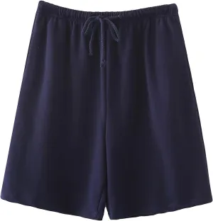 JEShifangjiusu Men's Slim-Fit 7" Short Lounge Shorts with Deep Pockets Summer Lightweight Loose-Fit Stretch Chino Short