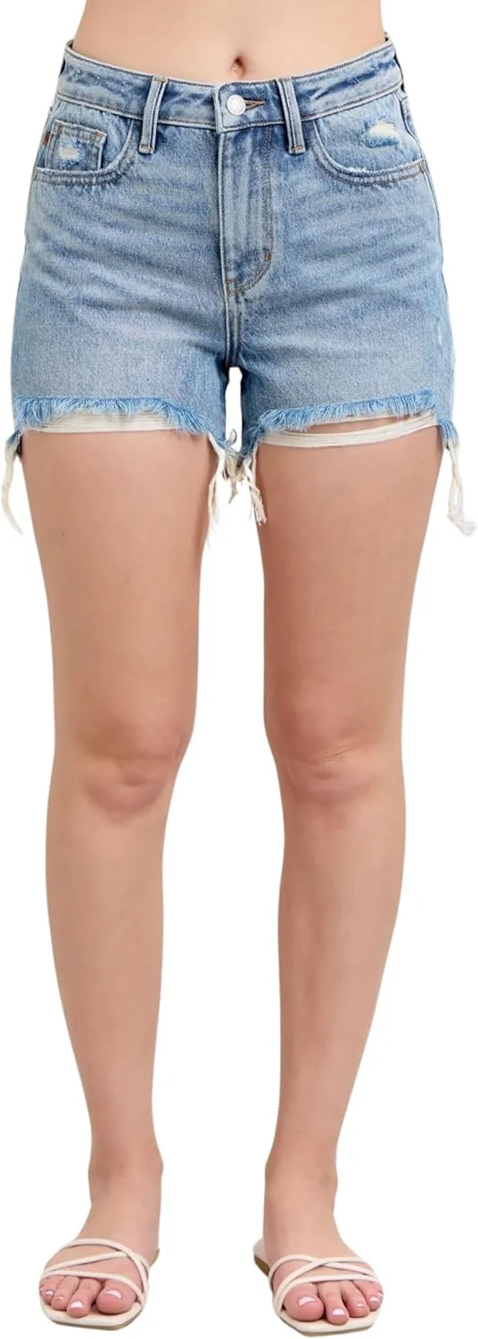Judy Blue High Waist Rigid Magic Destroy Cut Off Shorts