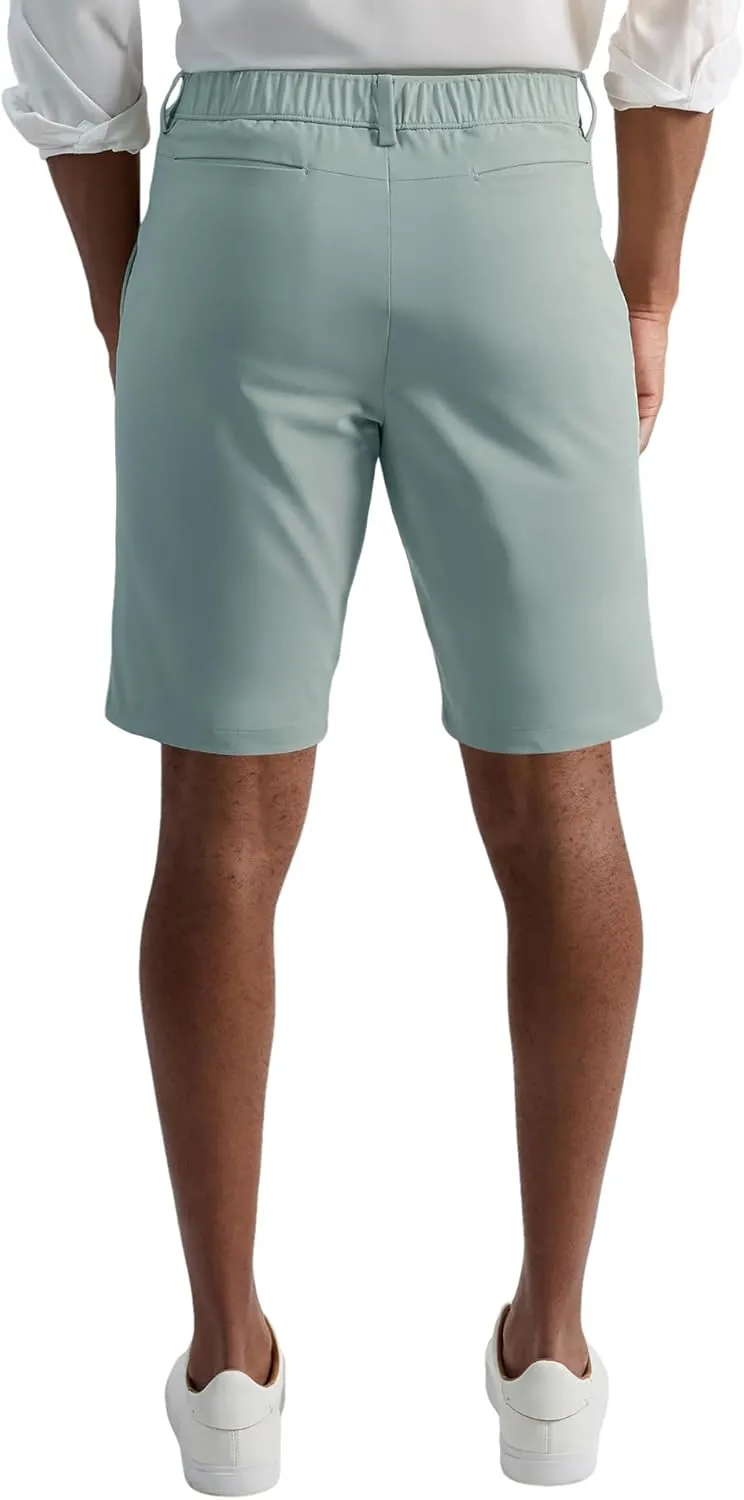 Kenneth Cole REACTION Men's Lightweight Hybrid Stretch Performance Shorts-7 and 9 Inch Inseams