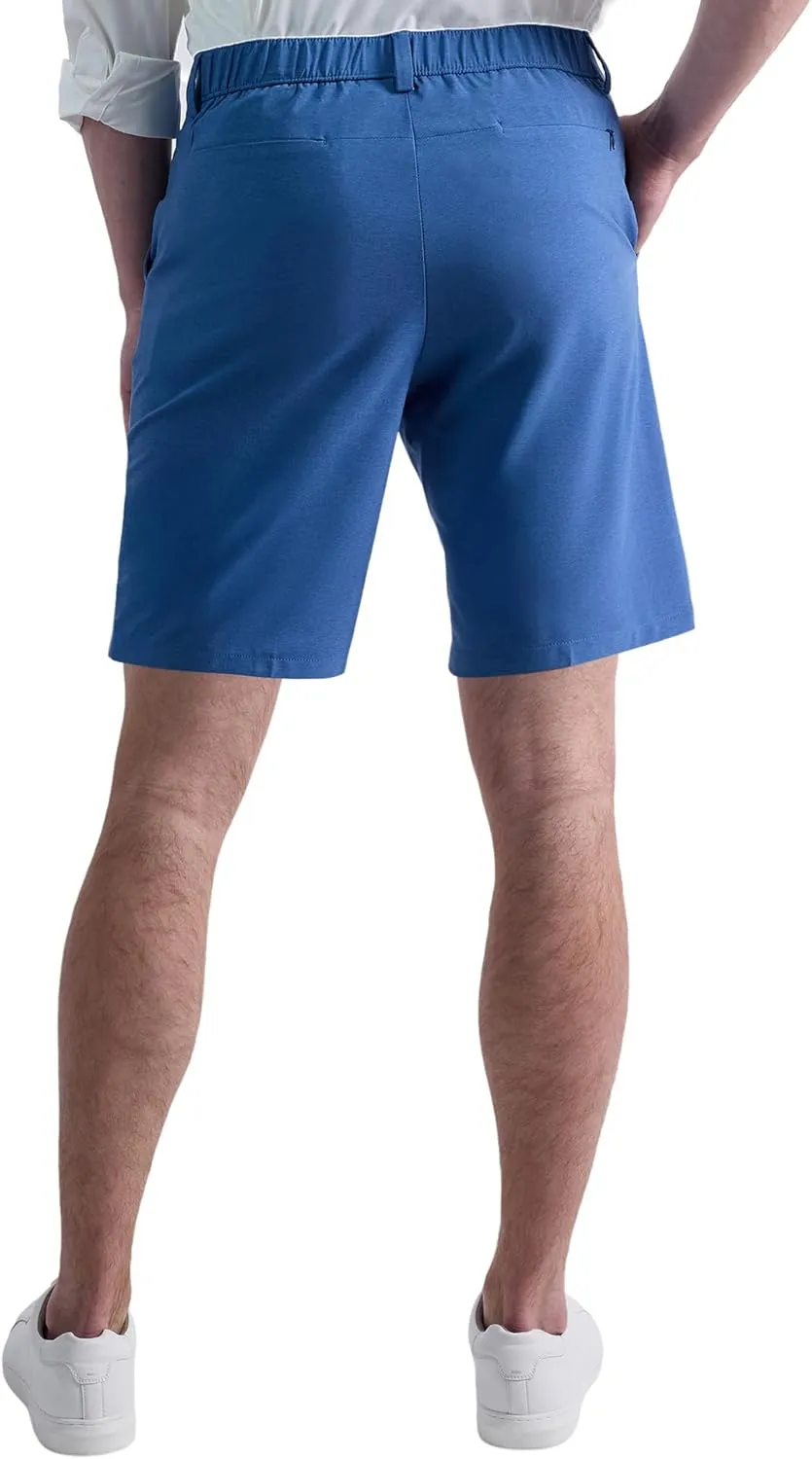 Kenneth Cole REACTION Men's Lightweight Hybrid Stretch Performance Shorts-7 and 9 Inch Inseams